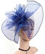 Z and X Large Kentucky Derby Mesh Fascinator Hat With Clip Headband For Women - $44.52