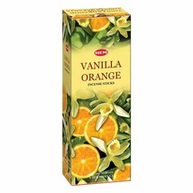 Hem Vanilla Oraange Incense  Sticks Fragrance Masala  Aggarbatti 6  120 Stick - $14.22