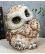 Ebros Whimsical Tropical Brown Great Horned Baby Owl Wobbly Tiptoeing Fi... - $22.99