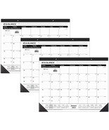 2022 Desk Calendars by  Monthly Desk Pads, 21-3/4&quot; x 17&quot;, Standard, Rule... - $37.82