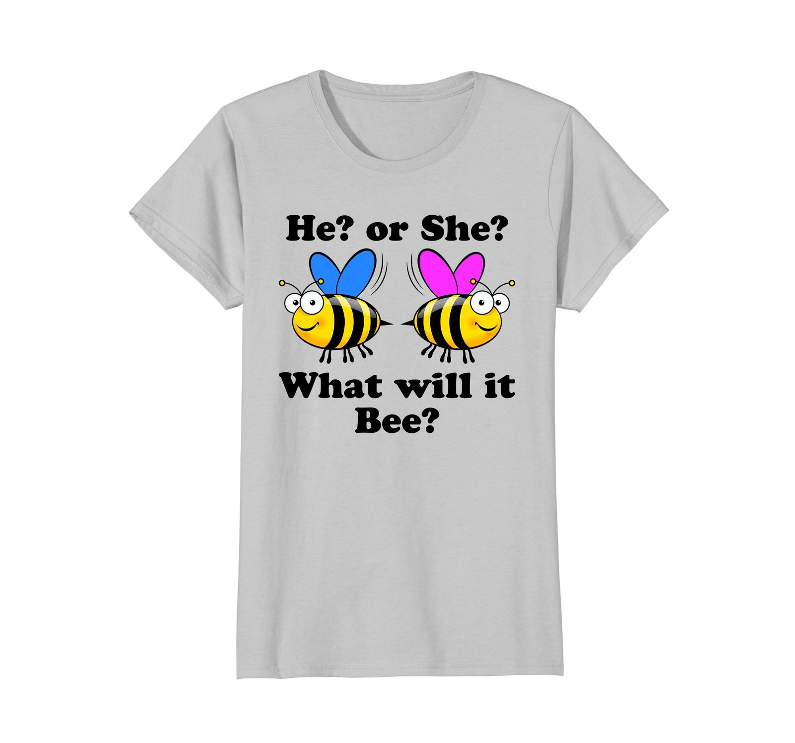 Funny Shirts - He Or She What Will It Bee - Gender Reveal T- Shirt ...
