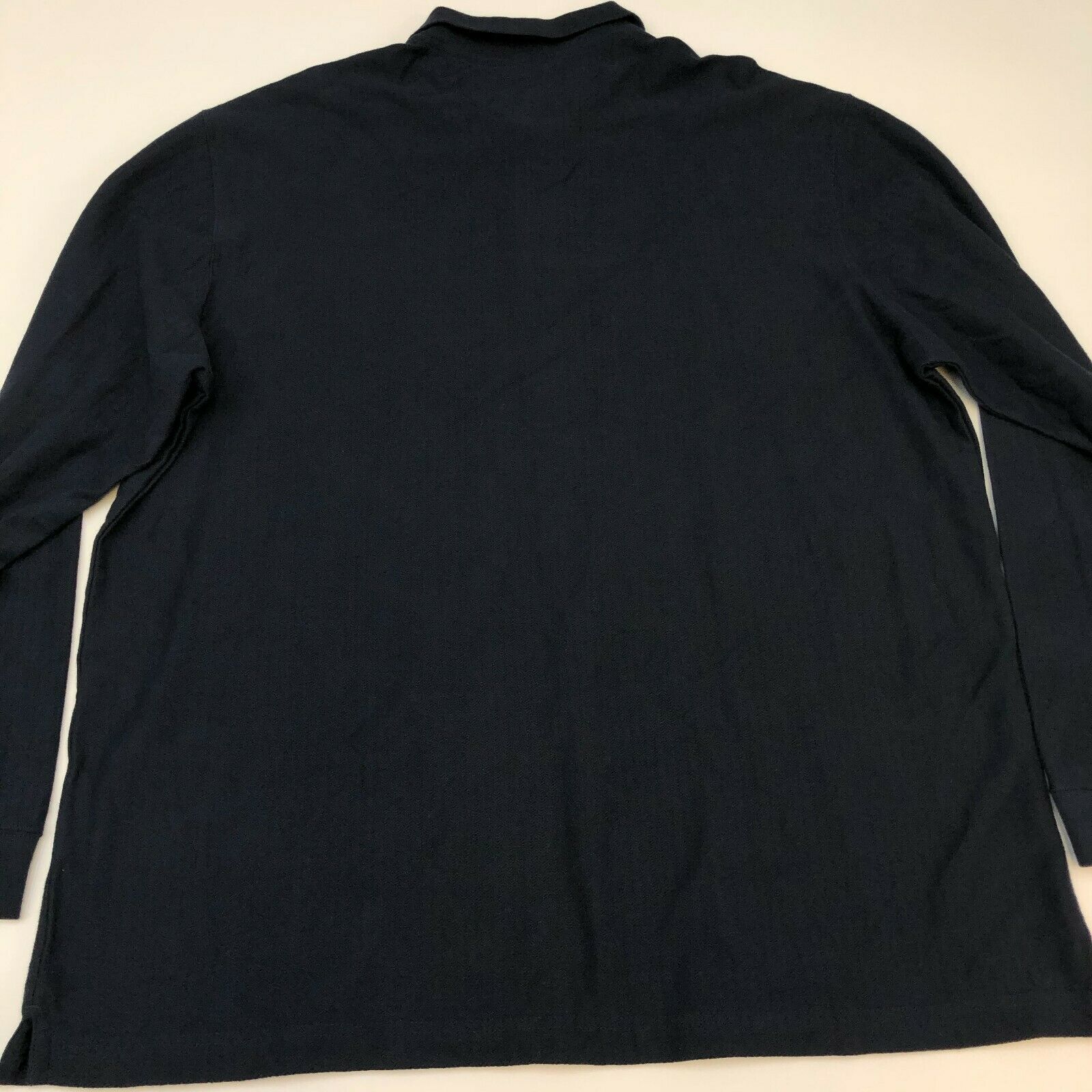 Chaps Polo Shirt Mens XXL Black Long Sleeve Casual Cotton - Polos