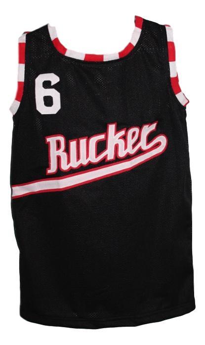 Custom Name # Rucker Park 1977 Retro Basketball Jersey New Sewn Black Any Size