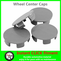 4x wheel rim center caps noir fit peugeot citroen renault 60mm dia universel