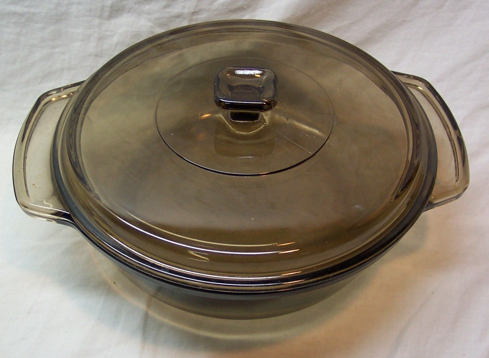 anchor-hocking-brown-glass-ovenware-casserole-cooking-pot-pan-with-lid