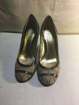Coach printed wedge heels - $46.75
