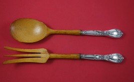 Victoria by Frank Whiting Sterling Silver Salad Serving Set 2pc w/ Olive... - $103.55