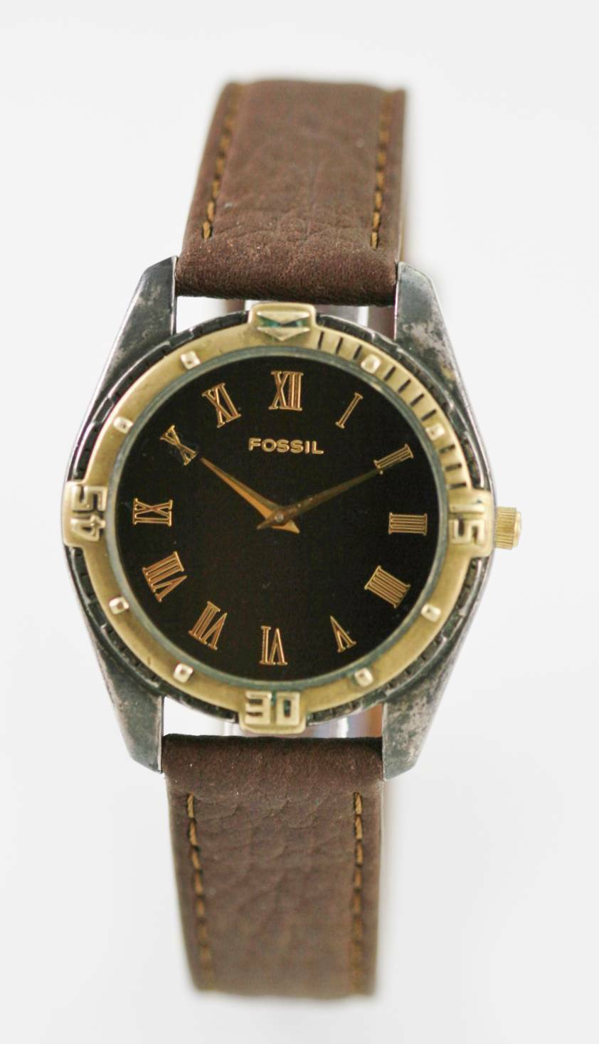 montre mecanisme apparent fossil