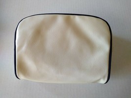 Estee Lauder Makeup Bag PURSE CASE Faux Patent Leather White - $14.95