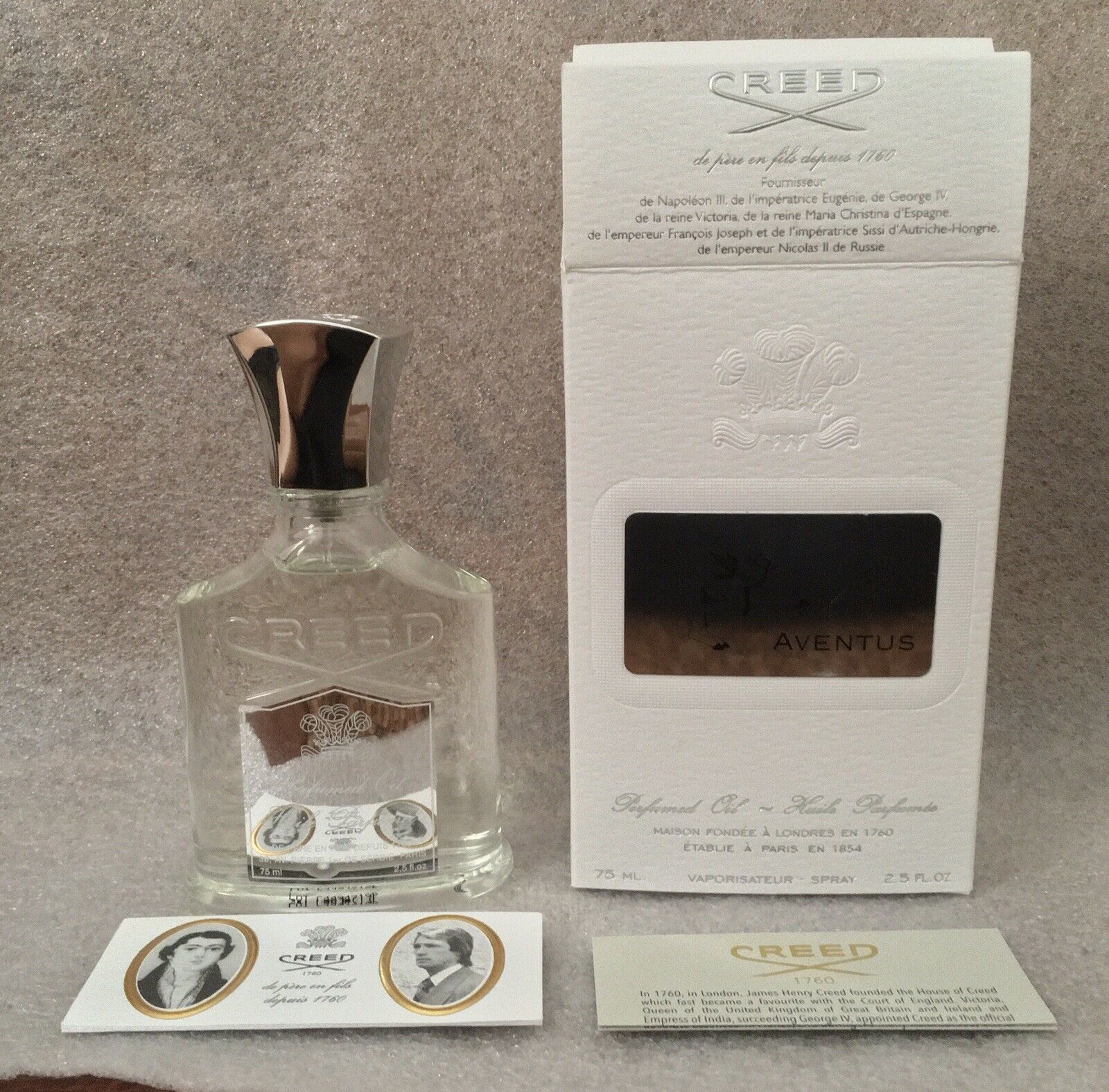 Creed Aventus Perfumed Oil Haile Parfumee 2.5 fl oz 75 ml Men Fragrance