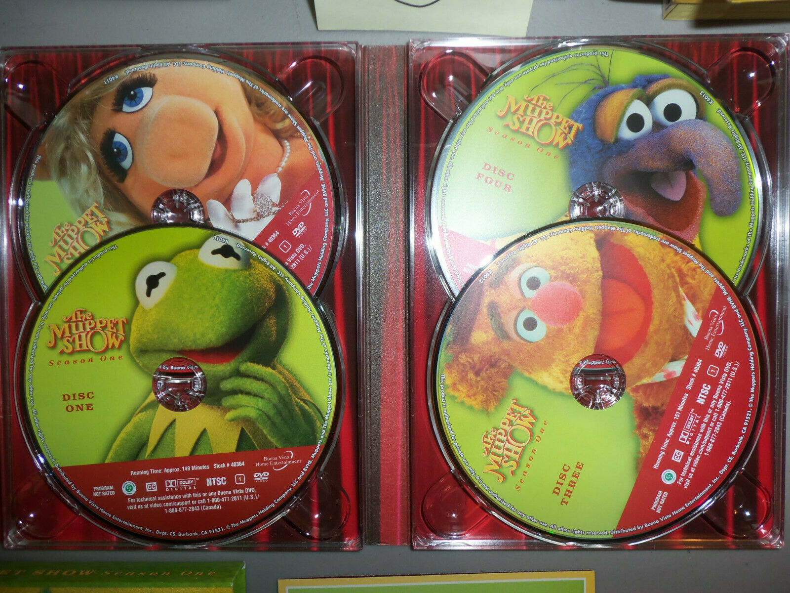 2005 Jim Henson's The Muppet Show Complete First Season DVD 4-Disc Set ...