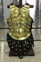 NauticalMart Brass Greek Muscle Armor Halloween Costume Breastplate LARP 