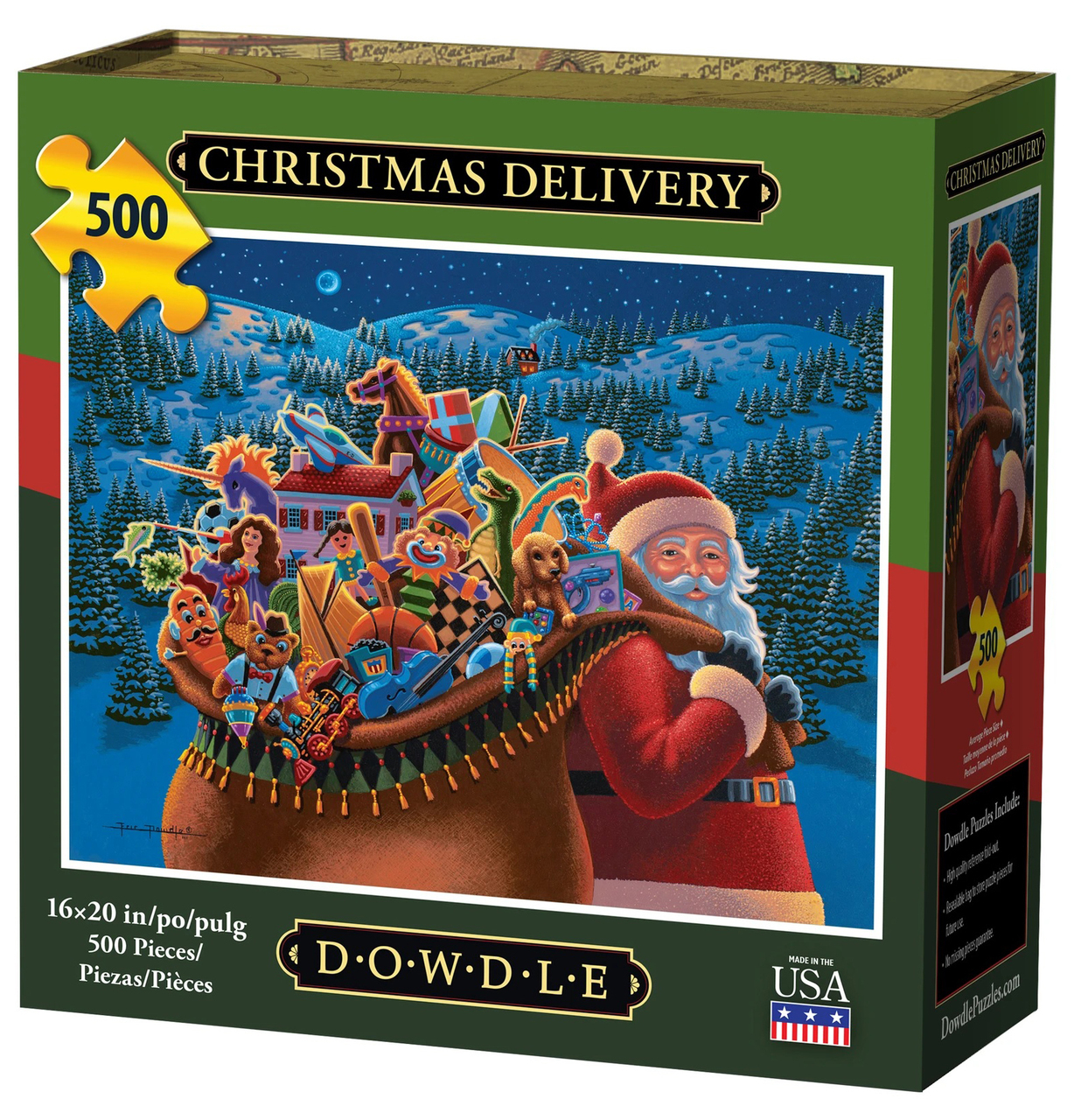 Christmas delivery   traditional puzzle1