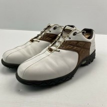 FootJoy Contour Series Golf Shoes 54123 Men's Size 11-1/2 Brown and White Saddle - $42.08