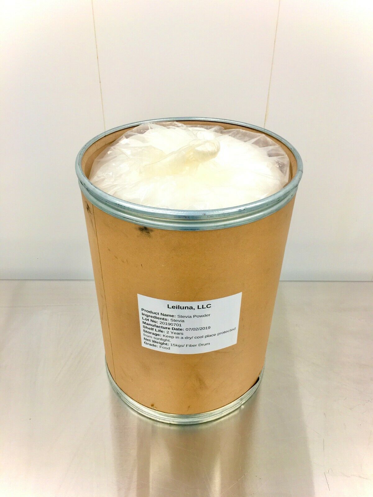 Wholesale Stevia Powder Bulk 15kg (33lbs) Rebaudiana Leaf Extract Non