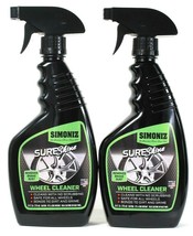 2 Bottles Simoniz 24 Oz Sure Shine No Scrubbing Safe For All Wheel Cleaner Spray