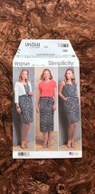 UNCUT Pattern Simplicity # 10141 - Career Wardrobe - Button-Front Dress, Slim Mi - $4.00