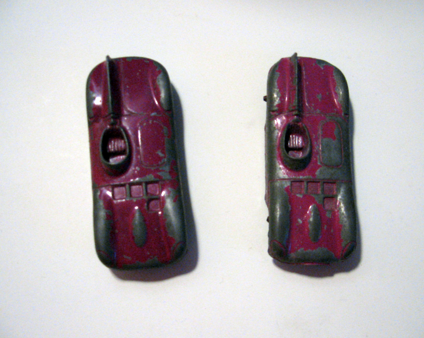 1970's Diecast Metal Tootsie Purple Toy Cars - Vintage Manufacture