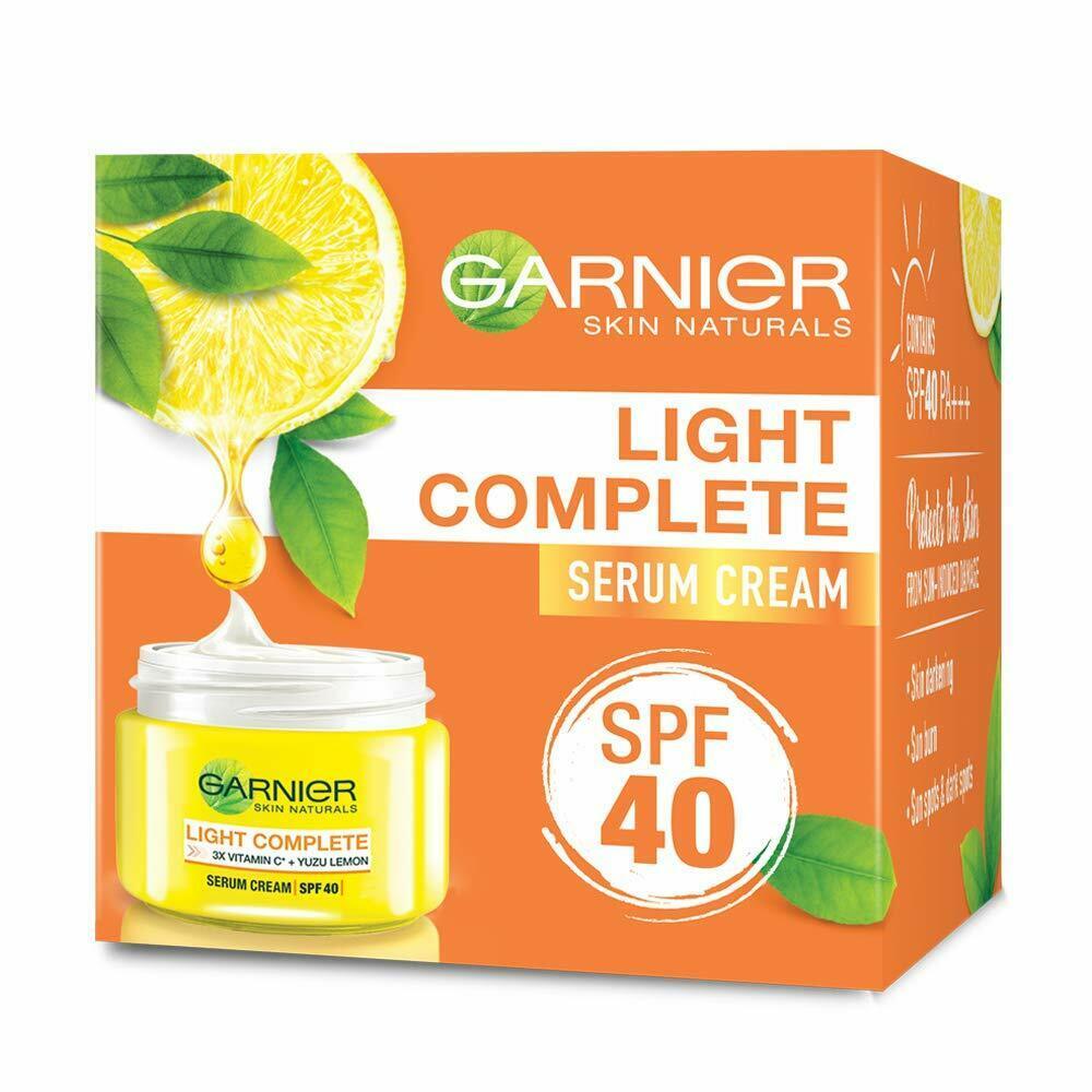 Garnier Piel Natural Light Completo Blanco Velocidad Blancura Serum Crema , 40g - $11.89