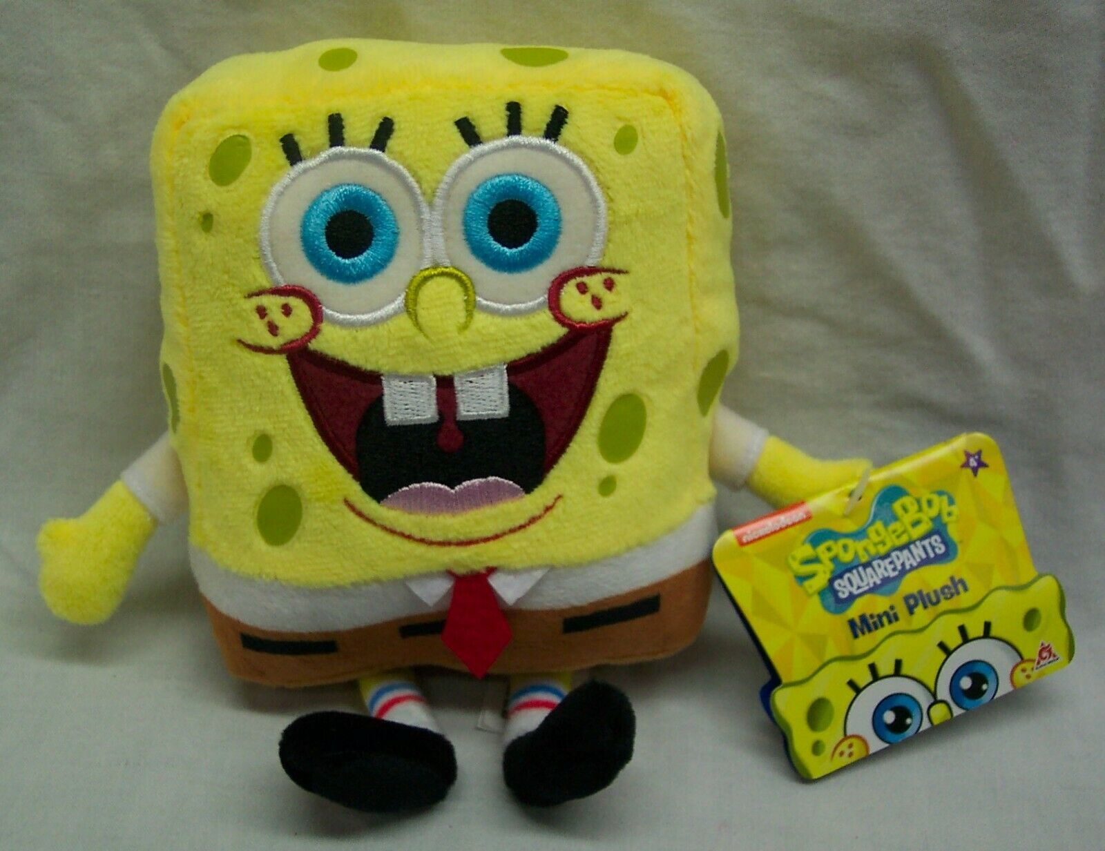 Nickelodeon SOFT SPONGEBOB SQUAREPANTS 6" Plush STUFFED ANIMAL Toy NEW