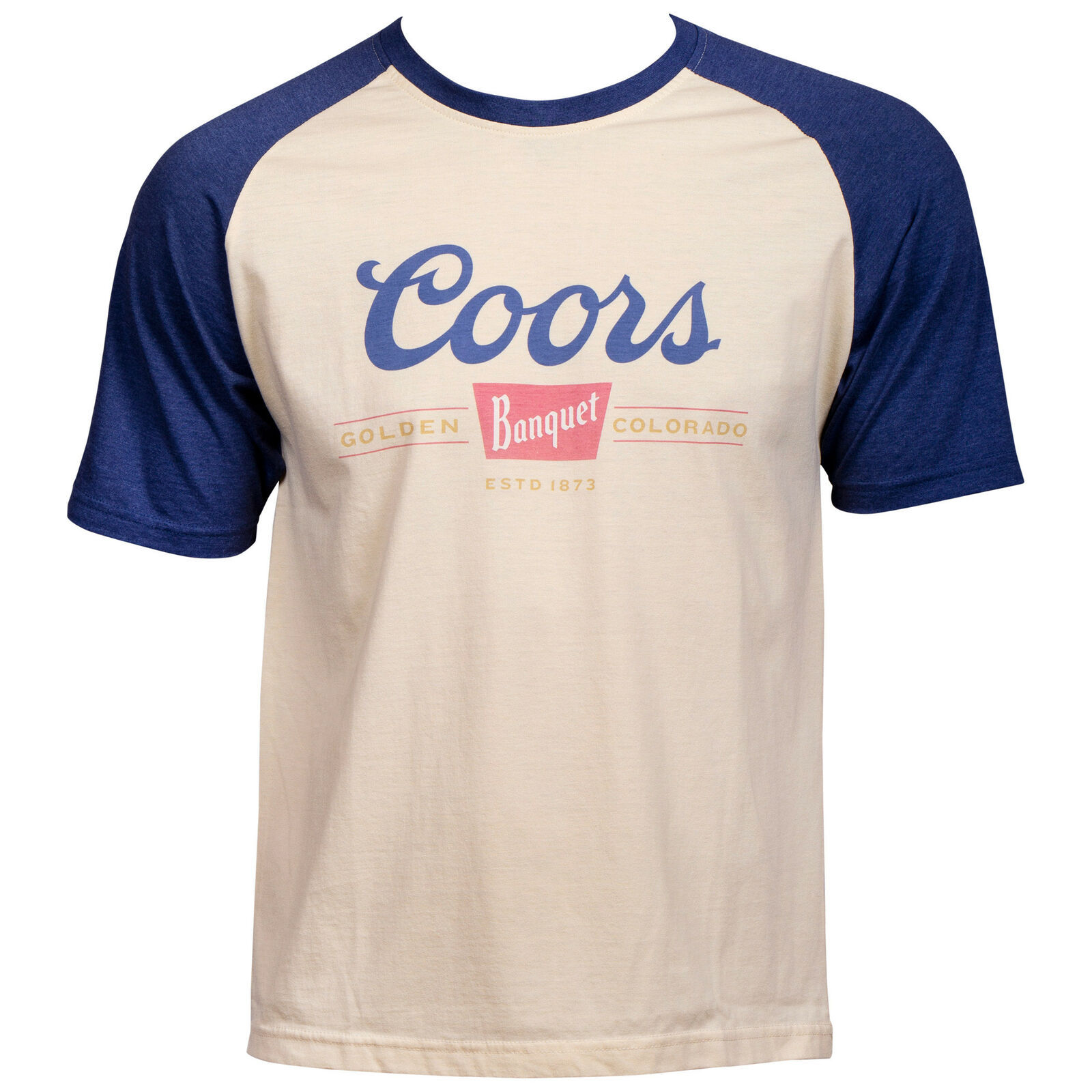 Coors Vintage Fade Raglan Shirt Yellow - T-Shirts