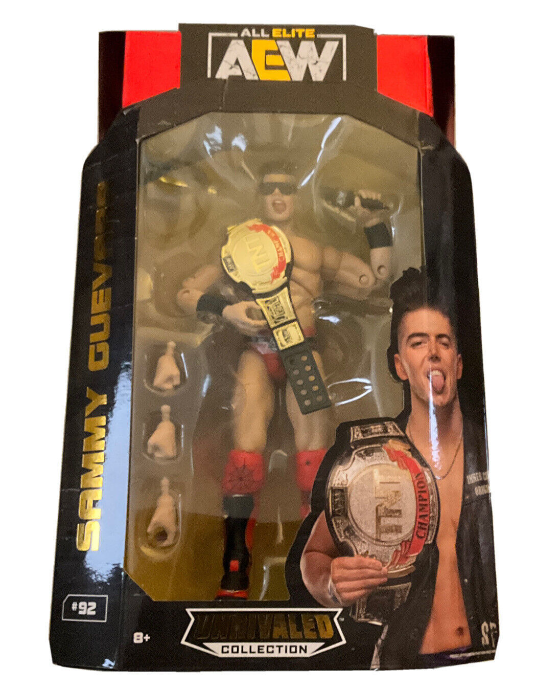 Jazwares AEW Unrivaled Champions Sammy Guevara 6 in Action Figure ...