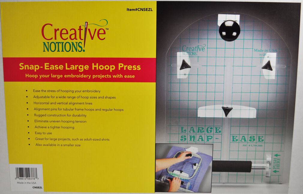 Sewing Snap Ease Large Hoop Press CNSEZL - $179.54