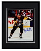 Bryan Trottier Signed Framed 11x14 Photo Display Penguins Islanders image 2