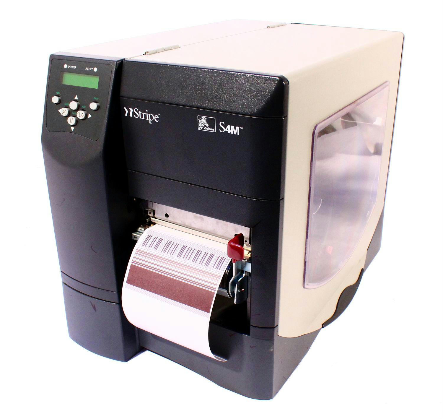 Zebra S4m Industrial Thermal Transfer Label Printer Ethernet S4m00 2001 0200t Printers 6541