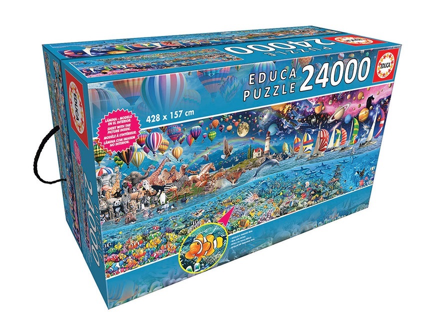 NEW Educa Jigsaw Puzzle 24000 Pieces Tiles "Life, The Great Challenge