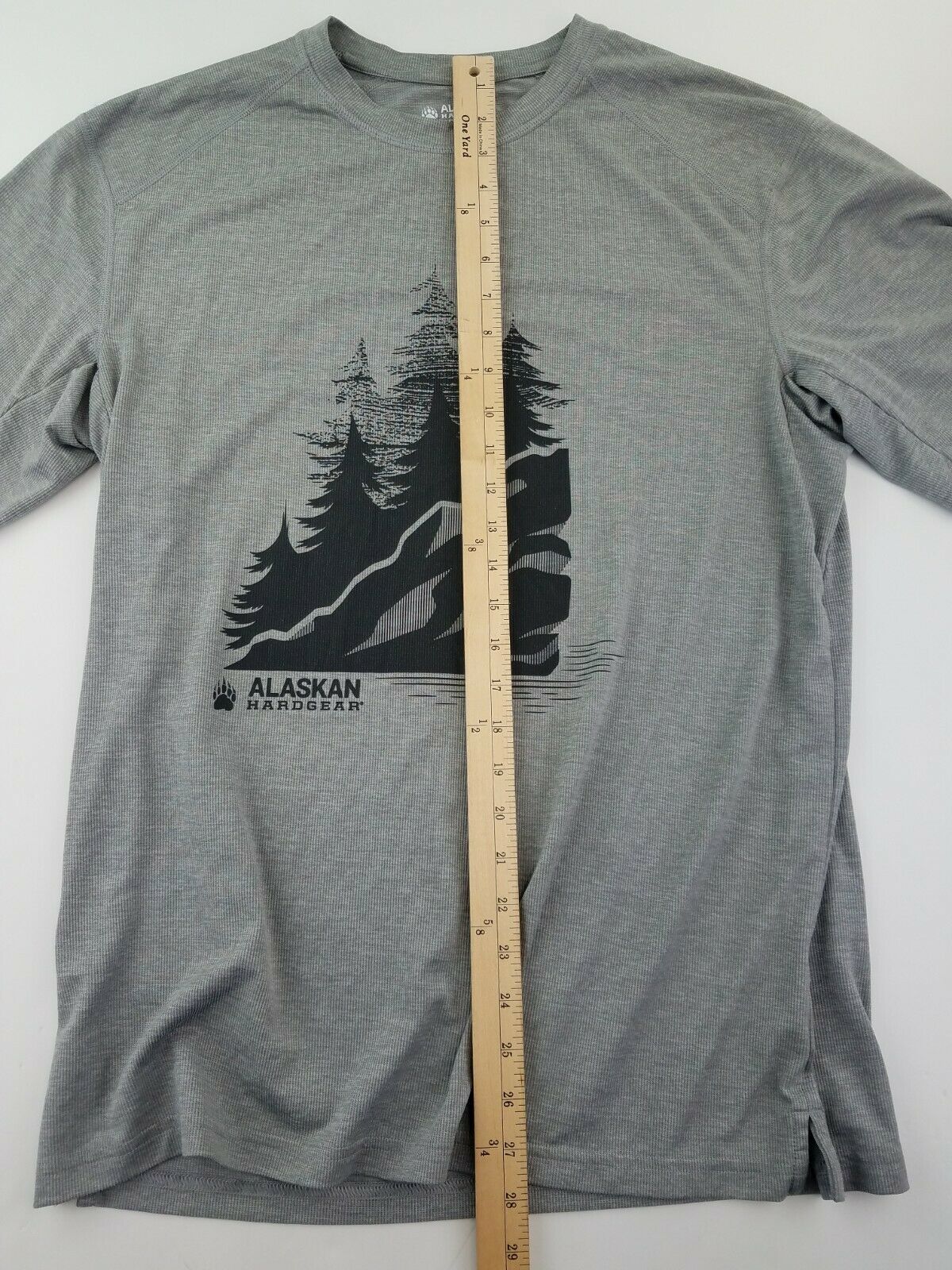 Alaskan Hardgear Duluth T-Shirt Mens Medium Gray Graphic Short Sleeve ...