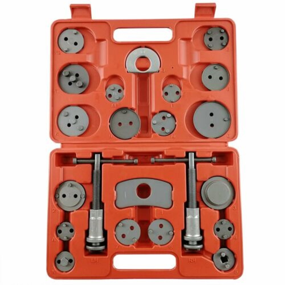 22pcs Heavy Duty Disc Brake Caliper Tool Set and Wind Back Kit for