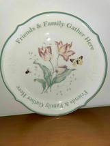Lenox Butterfly Meadow "Friends & Family Gather Here" 12" Platter - $29.70