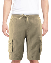 Men's Multi Pocket Drawstring Lightweight Elastic Waist Army Cargo Shorts image 3