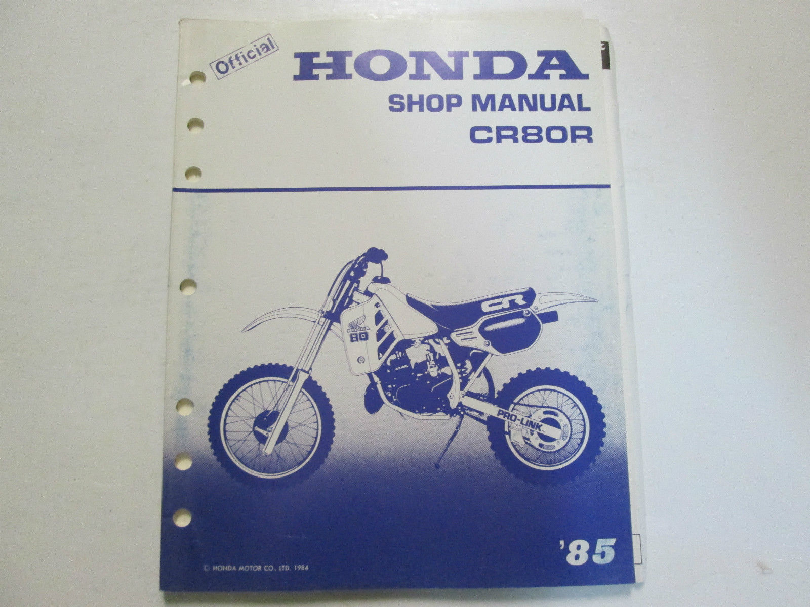 1981 honda cr80 service manual