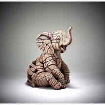 Edge Elephant Calf Sculpture Stunning Display Piece 10" High Baby African Wild image 1
