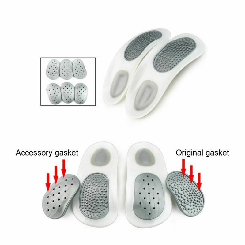 1 Pair Practical Durable Flat Feet Knock Knees Plantar Orthotics ...