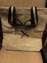 Victoria's Secret Official 2017 Shangai Fashion Gold Glamour Glitter Tote bag - $29.95