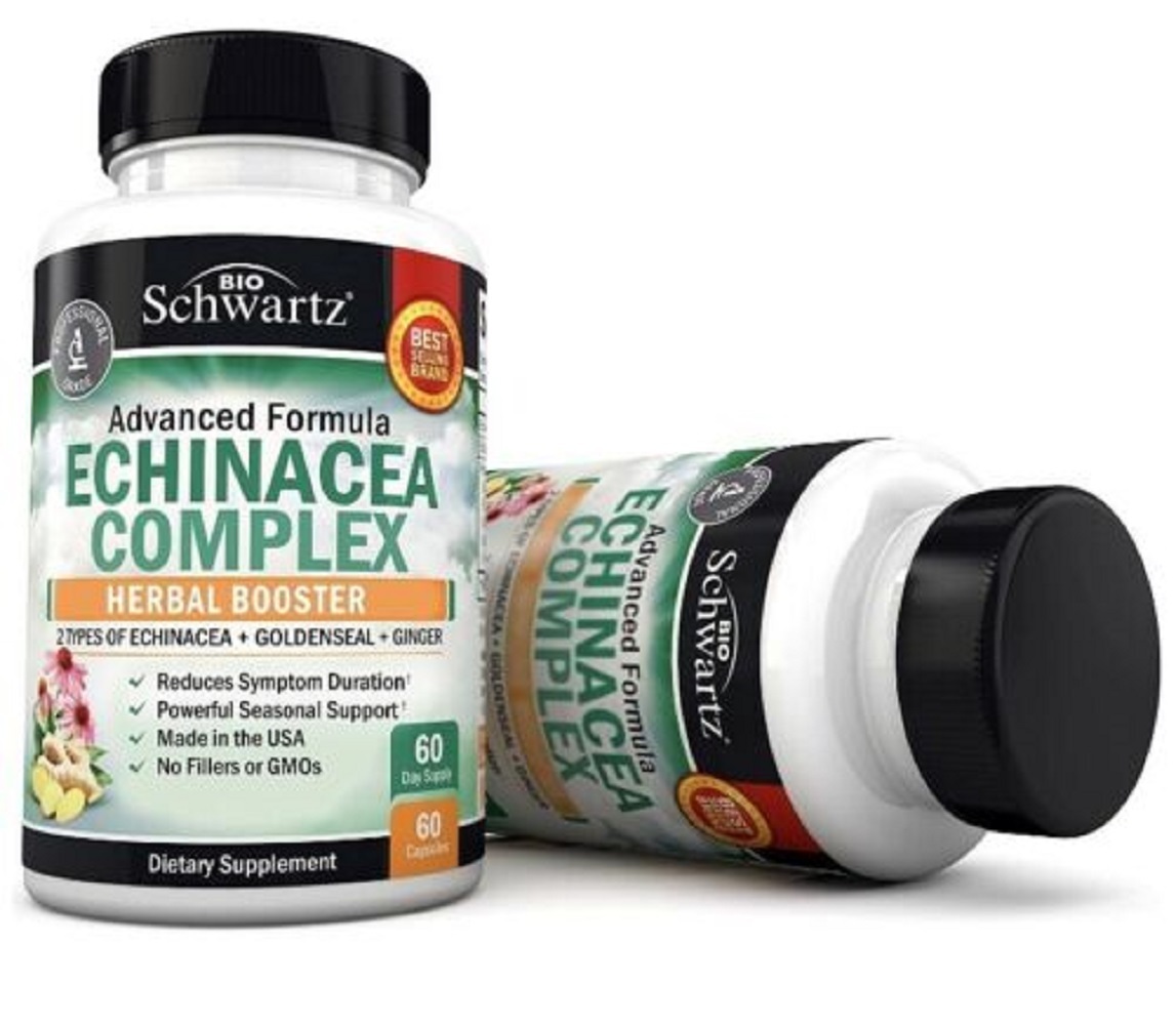 Echinacea Complex with Goldenseal - Herbal Supplement with Goldenseal, Ginger