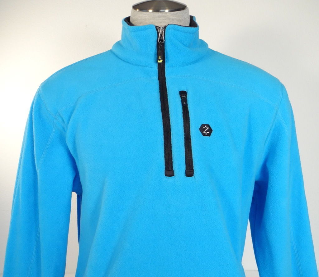 Izod Performx Half Zip Blue Fleece 