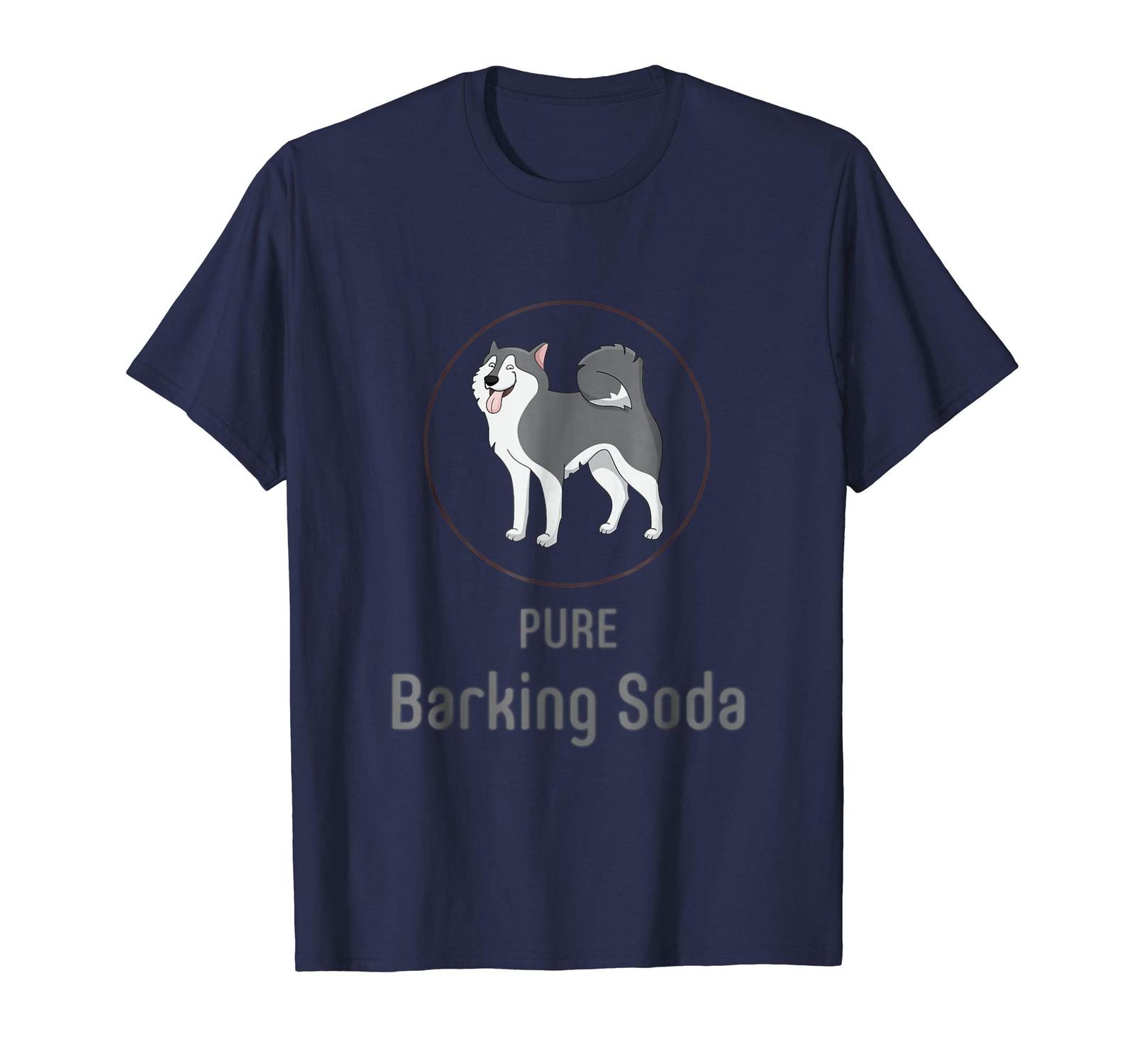 Dog Fashion - Pure Barking Soda Funny Dog T-Shirt Men