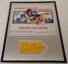 Estelle Parsons Signed Framed 11x14 Bonnie and Clyde Poster Display JSA