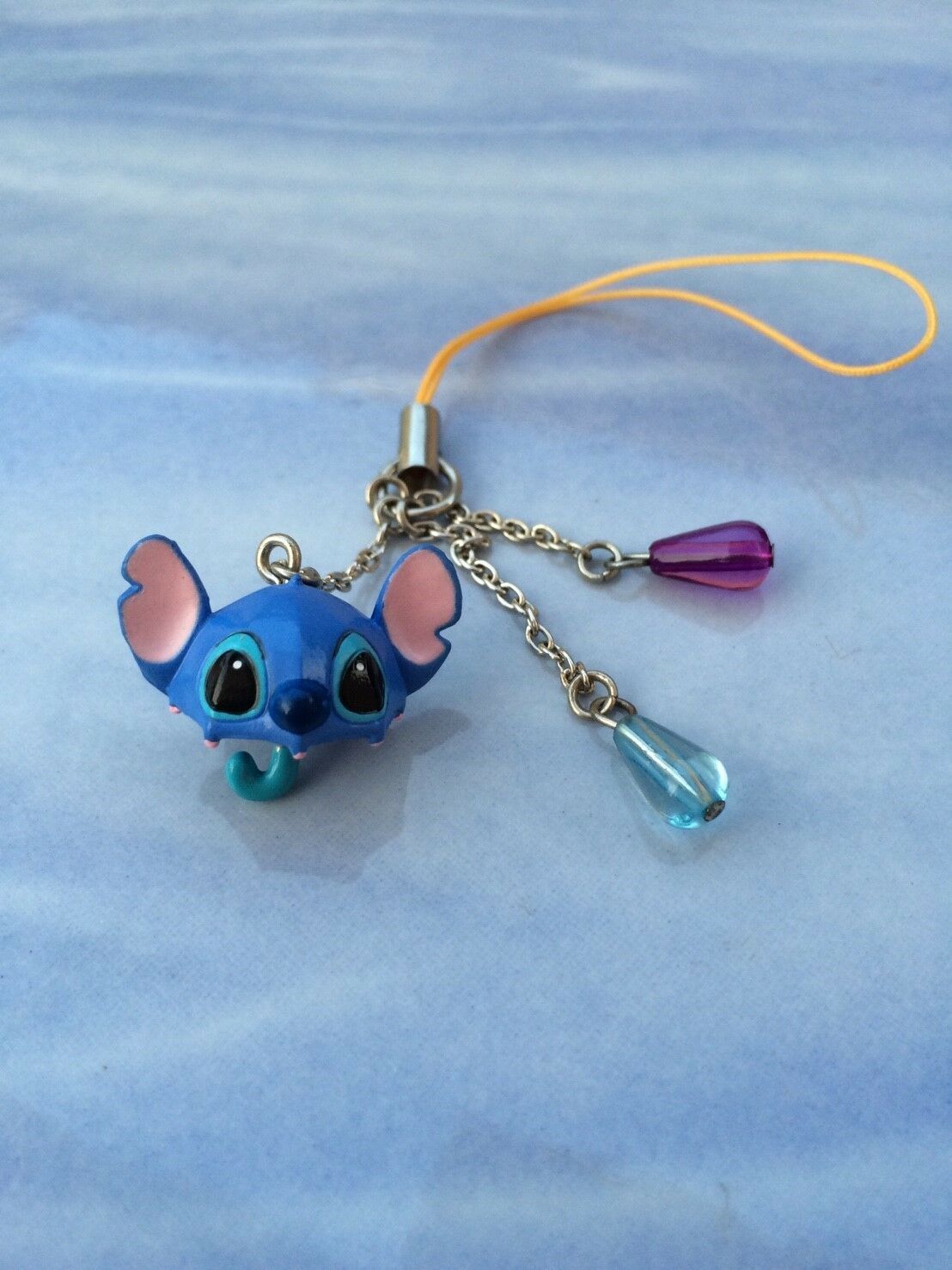 Disney Lilo Stitch Strap, Keychain. Small Umbrella Theme. Very pretty
