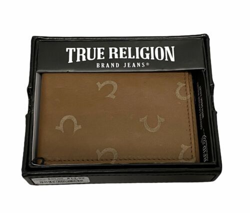 True Religion Men's Yurt Bifold Leather Wallet