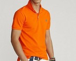 New POLO RALPH LAUREN~M~The Iconic Mesh Polo Shirt~Sailing Orange~Classic Fit