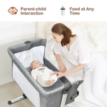 Travel Portable Baby Bed Side Sleeper  Bassinet Crib with Carrying Bag image 2