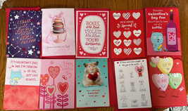 Lot Of 10 Valentines Hallmark Cards With Envelopes Lot A - $10.06