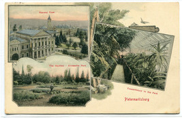 Pietermaritzburg Multi View Panorama KwaZulu Natal South Africa 1908 postcard - $6.93