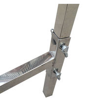 Stainless Steel Boat Launching Trailer Hand Dolly for Inflatable with 16” Wheels image 6