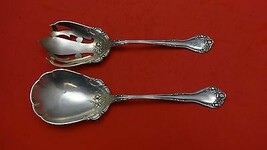 Tudor by Lunt Sterling Silver Salad Serving Set 2pc All Sterling 8 1/4" - $339.00